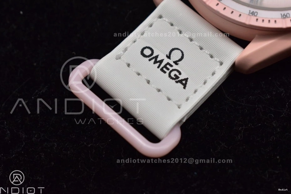 Omega Venus Strap Nylon x to Quartz Moonwatch on Mission Swatch Bioceramic 1218